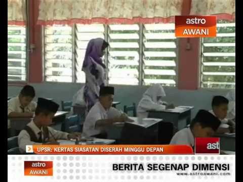 UPSR: Kertas siasatan diserah minggu depan