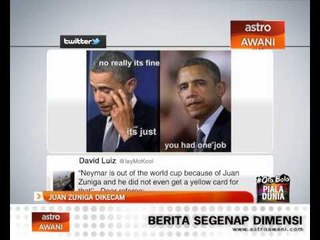 Pemain Colombia, Juan Zuniga dikecam