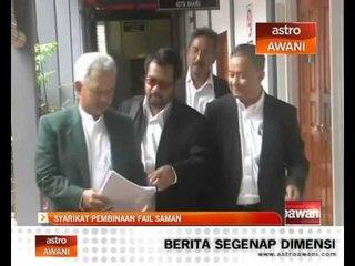 Syarikat pembinaan fail saman