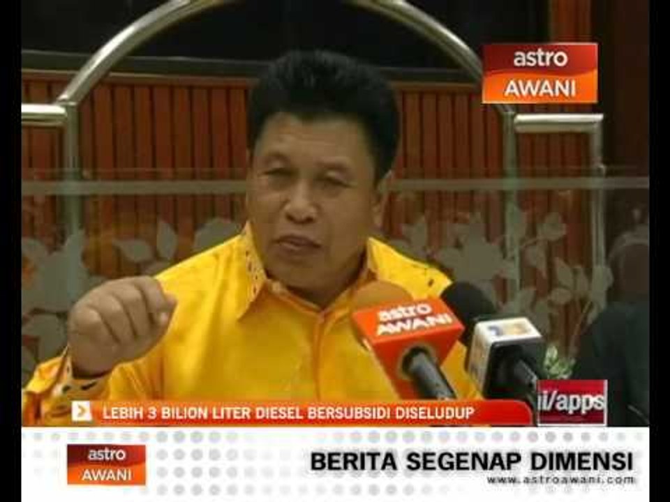 Lebih 3 bilion liter diesel bersubsidi diseludup