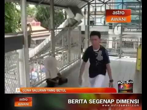 Guna saluran yang betul