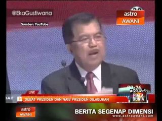 Debat Presiden dan Naib Presiden dilagukan