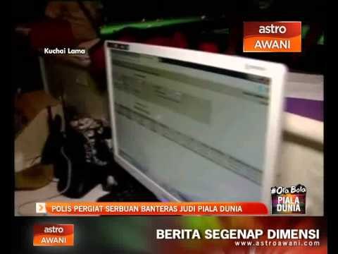 Polis pergiat serbuan banteras judi Piala Dunia