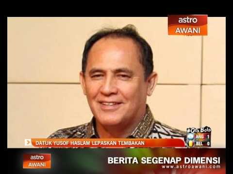 Yusof Haslam lepaskan tembakan pada perompak