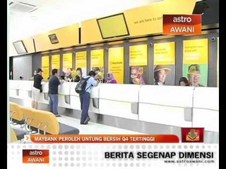 Maybank peroleh untung bersih Q4 tertinggi