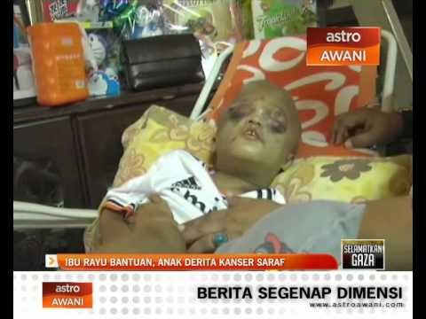 Ibu rayu bantuan, anak derita kanser saraf