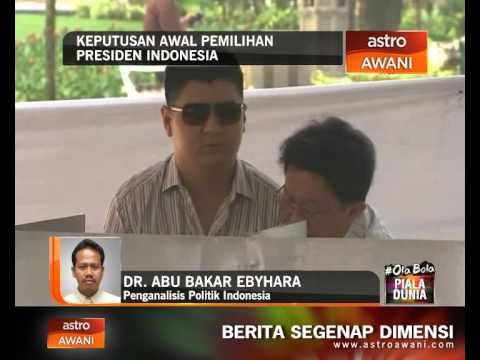 Keputusan awal Pemilihan Presiden Indonesia