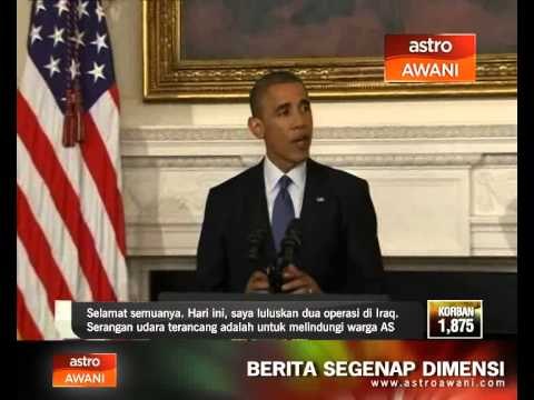 Barack Obama lulus serangan udara di Iraq