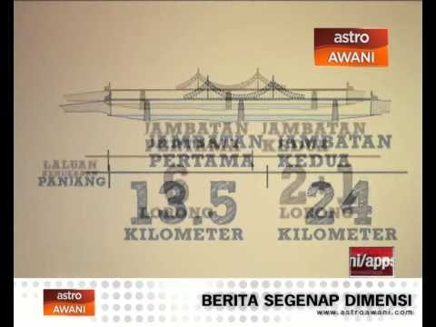Perbezaan Jambatan P.Pinang & Jambatan Kedua