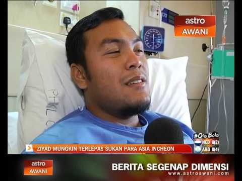 Ziyad mungkin terlepas sukan Para Asia Incheon