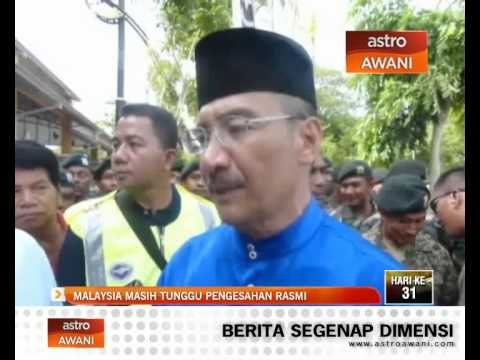 MH17: Malaysia masih tunggu pengesahan rasmi