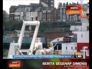Australia beri kontrak pada FUGRO bagi pencarian MH370