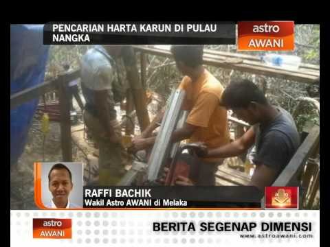 Perkembangan pencarian harta karun di Pulau Nangka