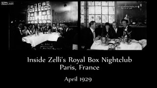 Rare 1929 Footage With Original Audio - Paris Nightclub
