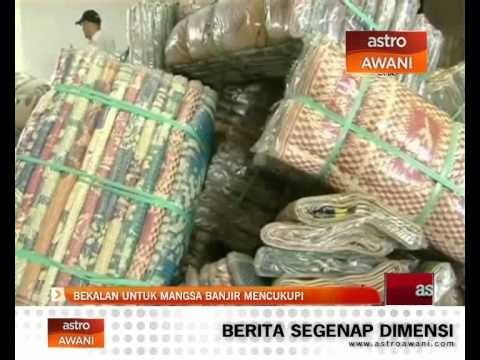 Bekalan untuk mangsa banjir mencukupi