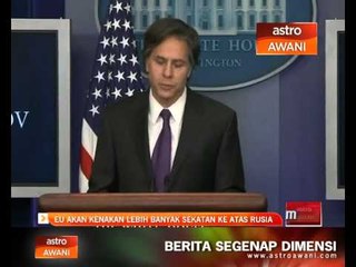 EU akan kenakan lebih banyak sekatan ke atas Rusia