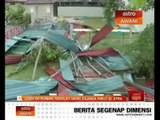 Lebih 60 rumah, sekolah sains dilanda ribut di Jitra