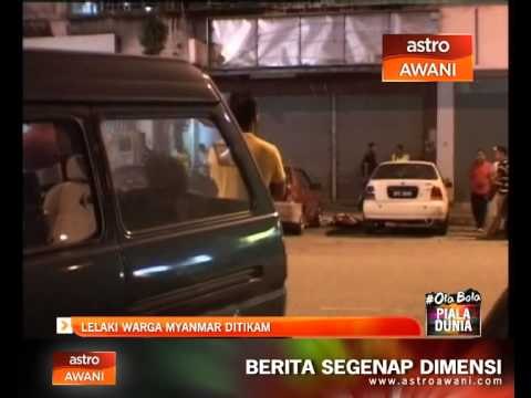 Lelaki warga Myanmar maut ditikam