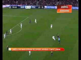 Barcalona mara dengan kelebihan jaringan tempat lawan
