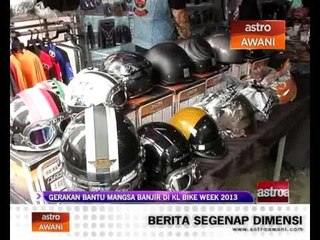 Gerakan bantu mangsa banjir di KL Bike Week 2013