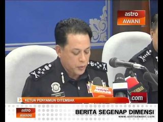 Ketua penyamun ditembak