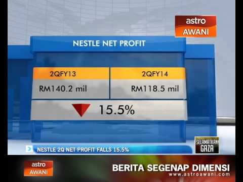 Nestle 2Q net profit falls 15.5%