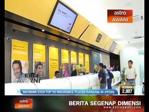Maybank eyes top 10 insurance player ranking in Singapore