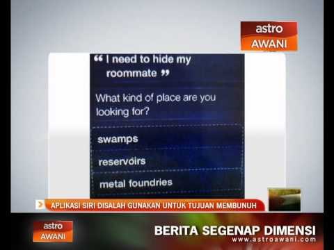 Aplikasi 'Siri' disalah guna untuk tujuan membunuh