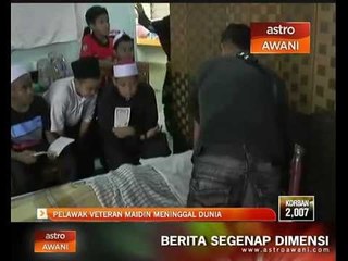 Pelawak veteran Maidin Ibrahim meninggal dunia