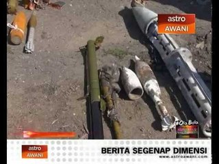 Peluru tinggalan kumpulan pemberontak dibersihkan