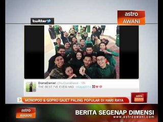 Monopod & GoPro gajet paling popular di Hari Raya