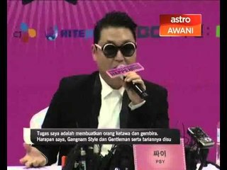 Gentleman jadi senjata PSY untuk reda ketegangan 2 negara