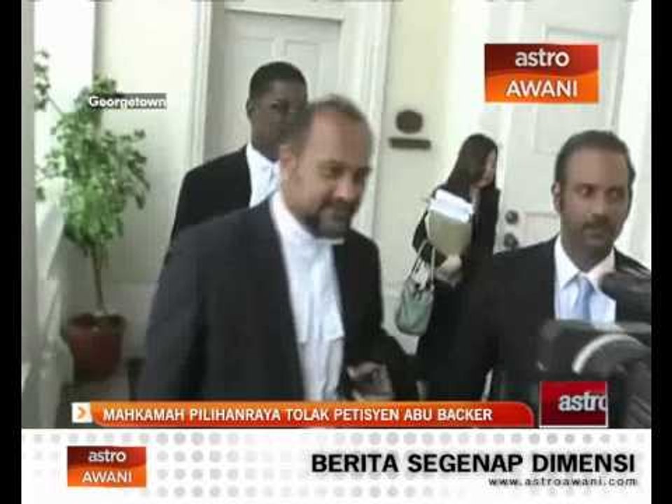 Mahkamah pilihan raya tolak petisyen Abu Becker