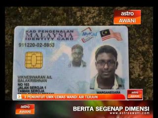 3 penuntut UMK lemas mandi air terjun