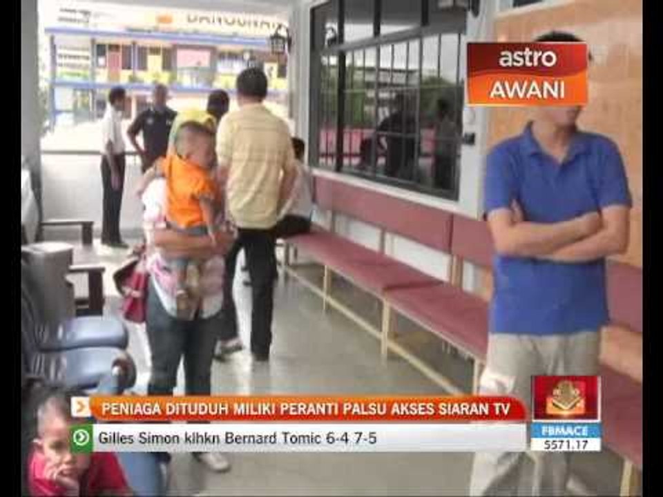 Peniaga dituduh miliki peranti palsu akses siaran tv