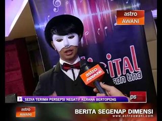 Encik Mimpi sedia terima persepsi negatif kerana bertopeng