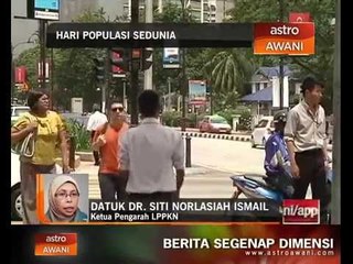 Hari populasi sedunia - Ketua Pengarah LPPKN