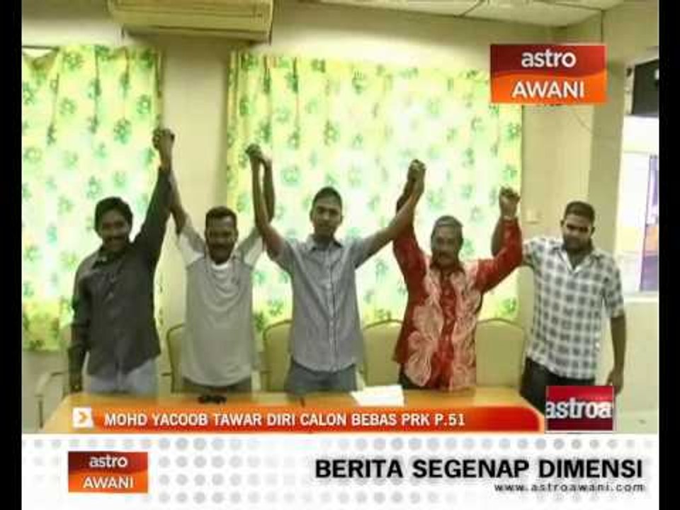 Mohd Yaacob tawar diri calon bebas PRK P.51