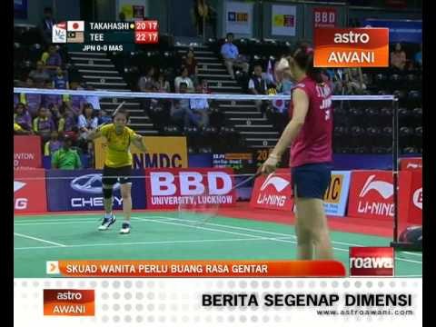Skuad wanita perlu buang rasa gentar