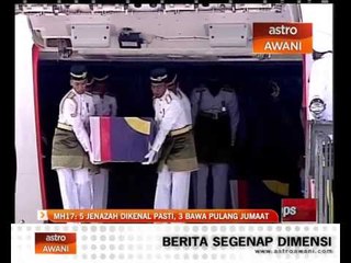 MH17: 5 jenazah dikenal pasti, 3 bawa pulang jumaat