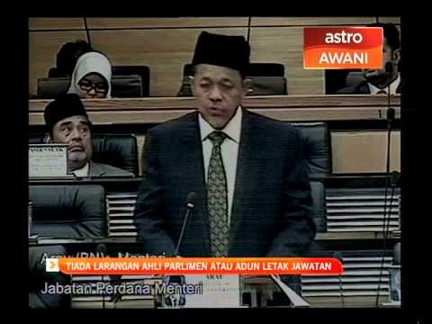 Tiada larangan ahli parlimen atau ADUN letak jawatan