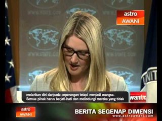 US kutuk serangan terhadap konvoi pelarian Ukraine