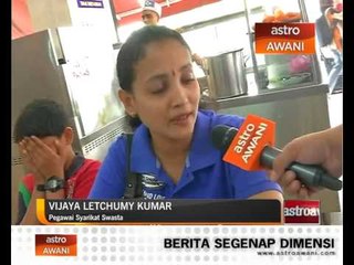 Wanita saran perokok berhenti, jimat belanja