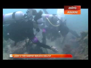 Lebih 2 tan sampah berjaya dikutip