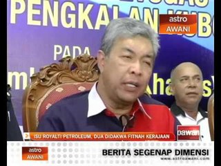 Isu royalti petroleum, 2 didakwa fitnah kerajaan