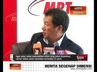 Kontraktor utama berdepan tindakan disenarai hitam