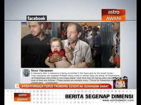 #PrayForGaza terus trending serentak srangan barat