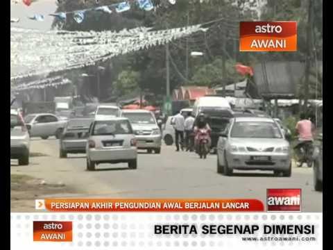 Persiapan akhir pengundian awal berjalan lancar
