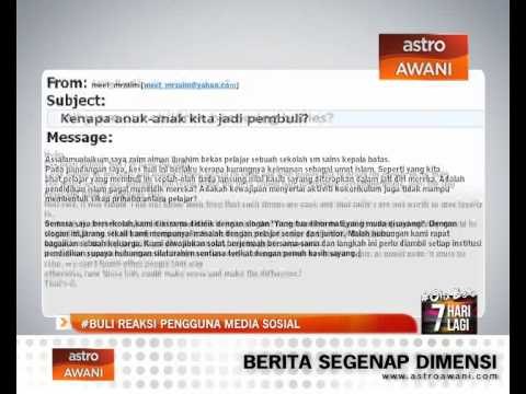 #buli: Reaksi pengguna media sosial