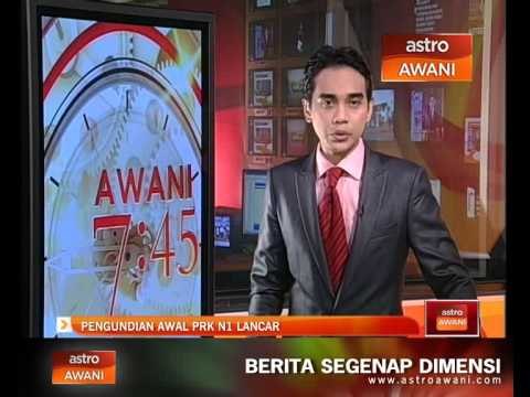 Pengundian Awal PRK N1 lancar